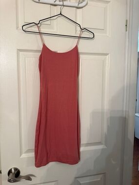 Wilfred Coral Pink Mini Slip Dress